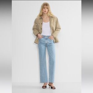 Aritzia Denim Forum Farrah Hi-Rise Wide Jean, Size 26